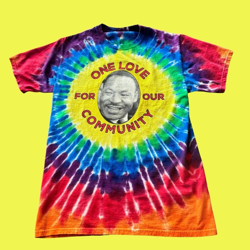 Martin Luther King MLK BLM One Love Lakeland, FL T-Shirt Streetwear Tie Dye XL